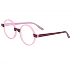 round acetate eyeglasses